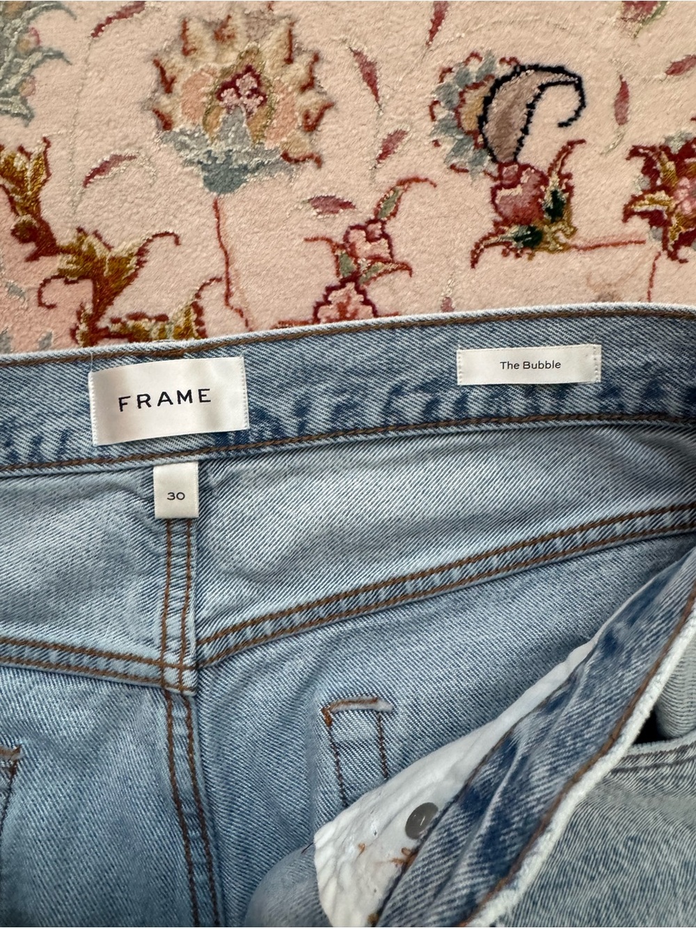 Frame Denim Light Wash Balloon Jeans - Picture 6 of 6